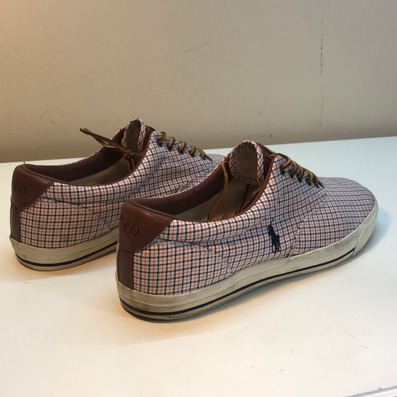 Polo by RL Orange, Blue & White Vaughn Boat Shoes - Picture 3 of 8